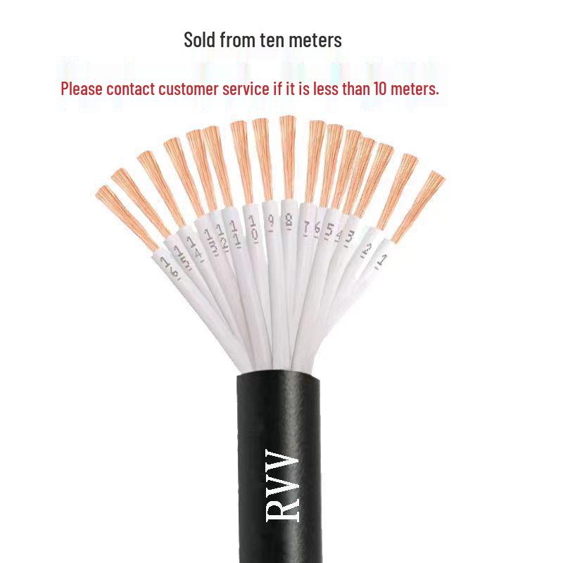 RVV Multicore Soft Sheathed Control Cable - 12 to 30 Cores