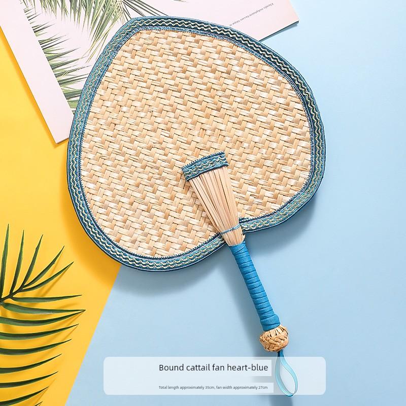 Summer Portable Large Palm Leaf Fan, Traditional Style for Children and Babies, Summer Cooling Hand Fan, Small Banana Leaf Fan