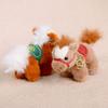 1Pc Horse Keychain New Year Packaging Decoration Festival Gift Ornament Cartoon Pendant Plush Keychain Car Keychain