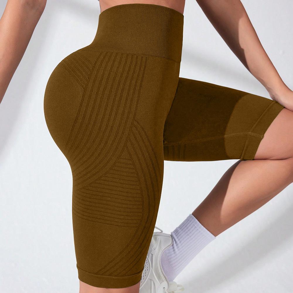 Pantaloncini da Yoga da Donna a Vita Alta Asciugatura Rapida Solleva Glutei per Corsa e Allenamento