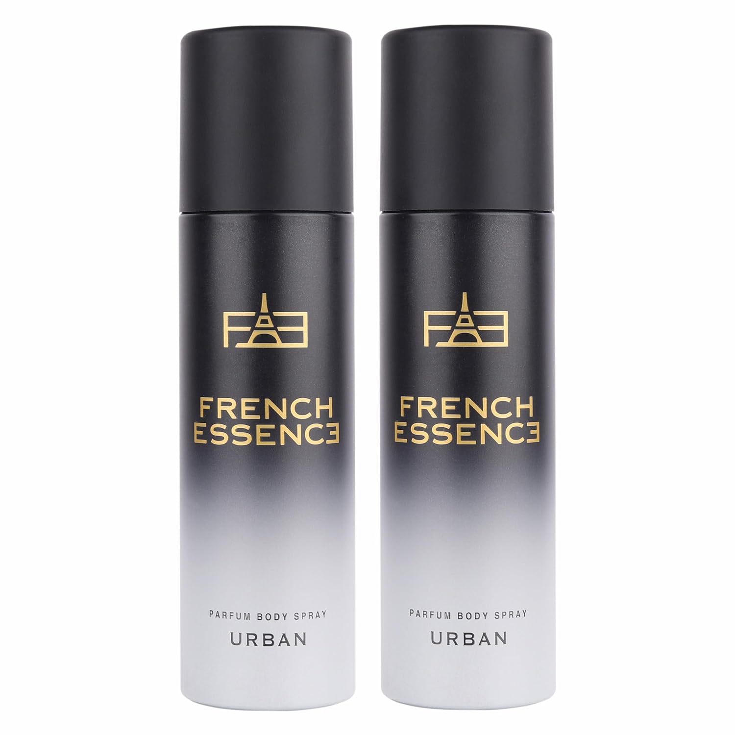 

French Essence Urban Parfum Body Spray For Men Pack Of 2 X 120ml - 4.05 Fl.oz. Each M чистий