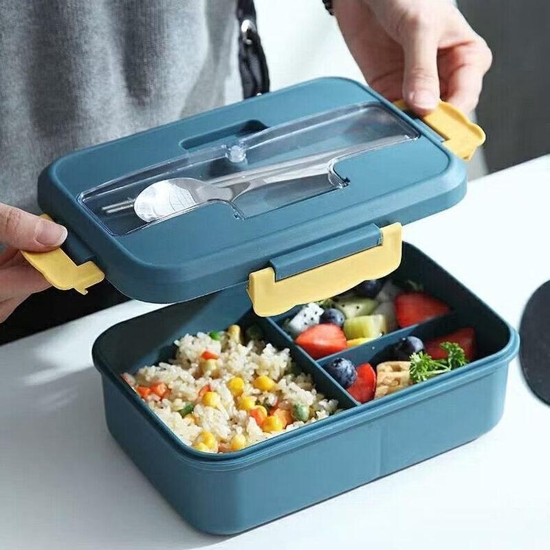 ZISIZ Wheat Straw Divided Lunch Box