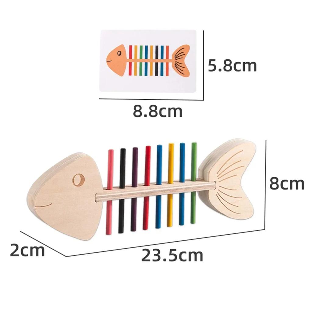 Kindergarten Early Montessori Toy Educational Toy Developmental For Aged3 + Kids Flexible Hand Eye Coordination