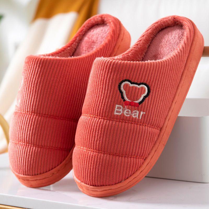 Женские домашние тапочки на платформе — фото 6