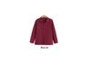 Spring/Autumn Plaid Loose Long-Sleeve Shirt for Women Aged 50-60
