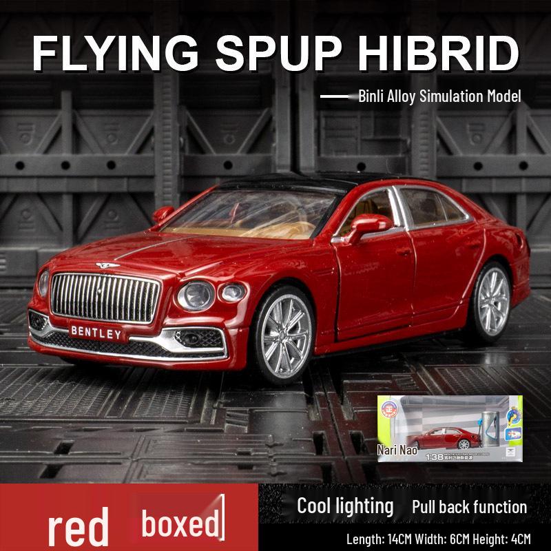 

Caipo 88718 Модель автомобиля из сплава Flying Spur: Игрушечный седан со звуком и светом, с инерционным механизмом для детей