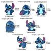 MINISO Creative Cartoon Characters Brooch Personalized Stitch Enamel Pin Backpack Clothing Jewelry Metal Badge Accessories Gift