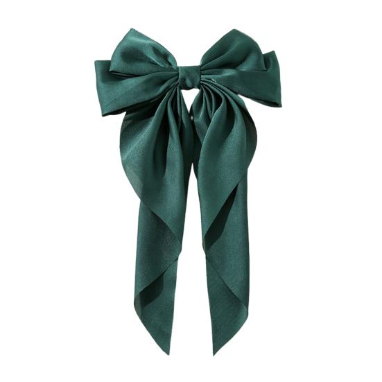 Hairpin Bright Color Large Bow Decor Hair Clip Women Lightweight Hair Accessories Daily Party Wedding Use