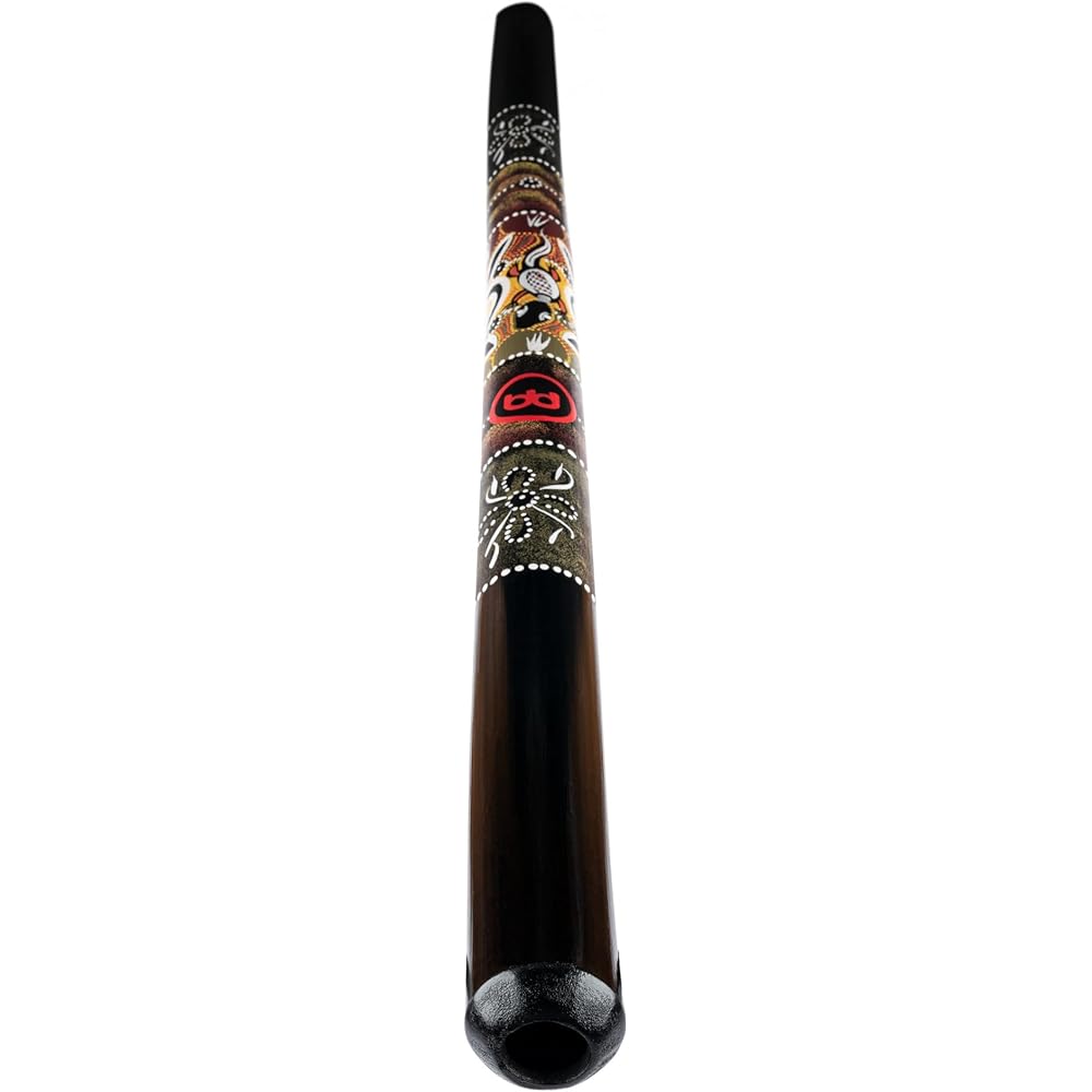 MEINL Percussion Didgeridoo 47" Accordatura in Legno/E Nero DDG1-BK [Prodotto Giapponese Ufficiale]