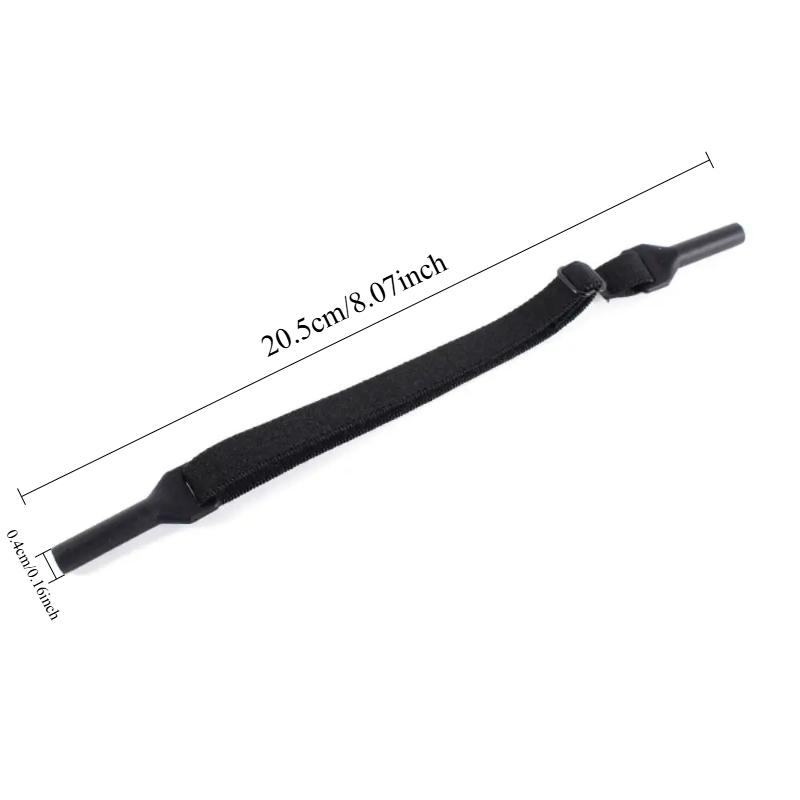 Rutschfester fester Brillenband, Unisex elastisches Anti-Drop Brillen-Nackenband Seil, Verstellbares universelles Sportbrillenband