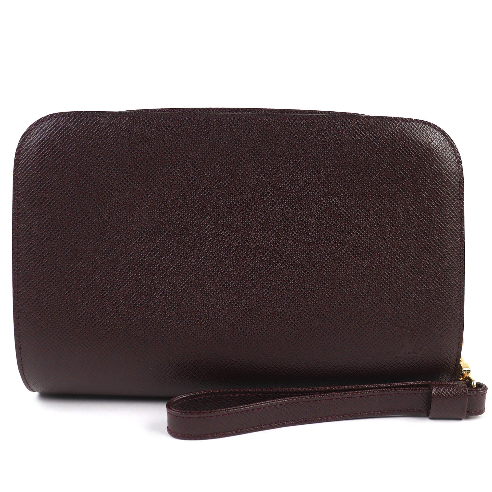 

Excellent LOUIS VUITTON Clutch bag Taiga Baikal LV logo business bag M30186 Used