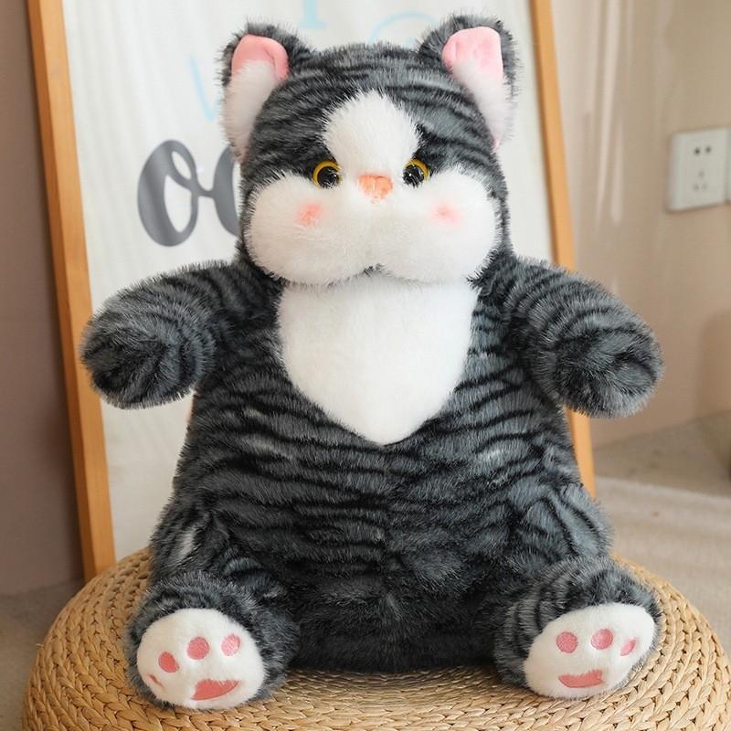 Adorable Plush Bobo Cat Doll Soft Stuffed Animal For Girls Perfect For Sleeping And Cuddling