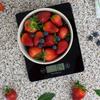 Waga Kuchenna Elektroniczna Lcd Do 5Kg Od 1G Szklana Czarna Domowa Płaska