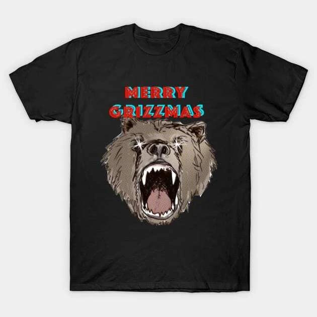 Merry Grizzmas Made in Australia T-Shirt XL