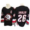 Camiseta Retro Bordada de Hockey sobre Hielo para Hombre Uniforme de Equipo Camisa de Entrenamiento con Nombre de Jugador Dahlins Thompson