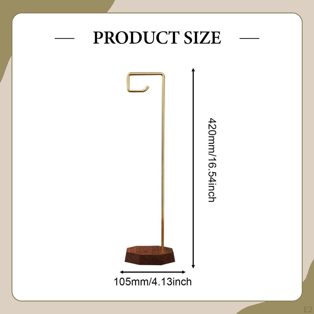 Wind Chime Holder Calligraphy Brush Hanger Pen Organizer Hanging Stand for Tabletop Living Room