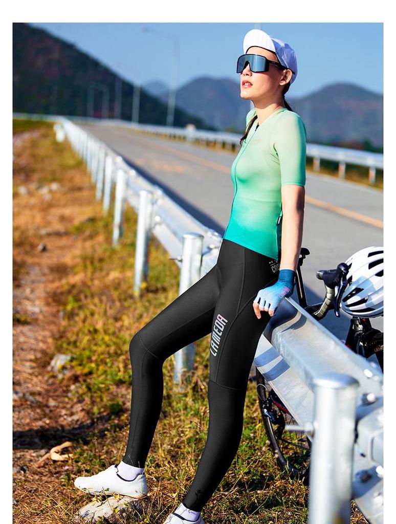 Pantaloni scurți cu bretele de ciclism profesional pentru femei Lampa da Lameda Primăvară/Vară