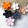 Milk Coffee Flower Claw Hair Clip - Five-Petal Cute Updo & Ponytail Accessory