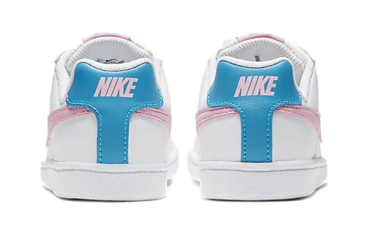 Nike Low Top Skateboard Shoes White Blue Pink Children Aged 3 7 Years Old 833536-110