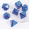 Role Playing Game Dice 7Pcs DND Set Dragon Pattern Polyhedral Dices for D&D TRPG Board Game Gift Accessories