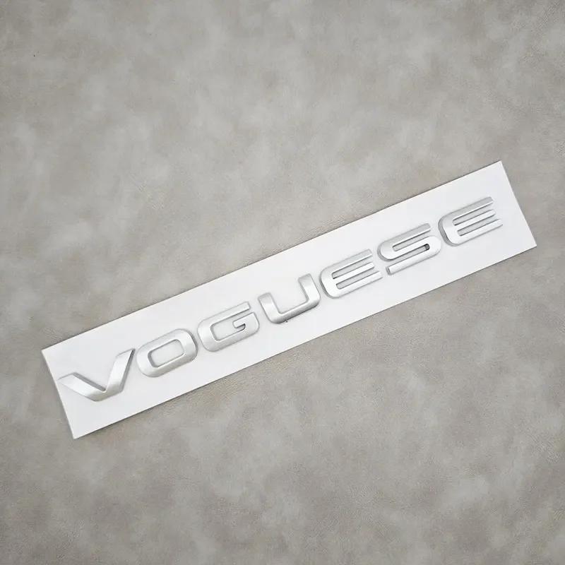 1Pc Range Rover Executive Extended Edition Accessories 3D ABS VOGUE SE Letters Logo Car Rear Trunk Badge Stickers