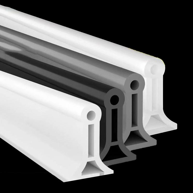 New Self-Adhesive Silicone Water Stopper Water Retaining Strip Bendable Bathroom Door Washing Machine Shower Dam Barrier