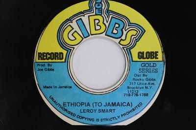 7inch Record LEROY SMART  Ethiopia To Jamaica  Version NONE JOE GIBBS RECO Jamaica Reggae Ska  Dub Used