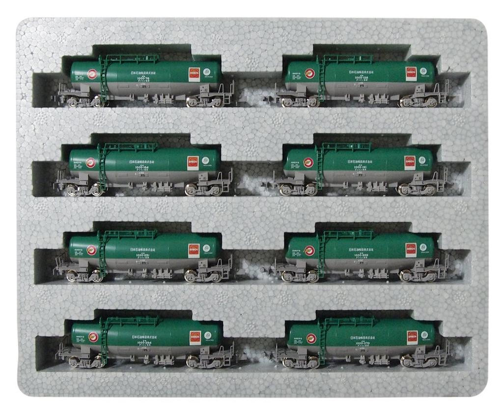 KATO N Gauge Taki 1000 Barva Japan Oil Transportation ENEOS Eco Rail Mark B Sada Železniční model Nákladní vůz 8 vozů 10-1167