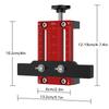 Cabinet Door Mounting Jig, with Support Arm&Clamp, Aluminum Alloy Body Tool for Installing Cabinets with Face Frame or Frameless