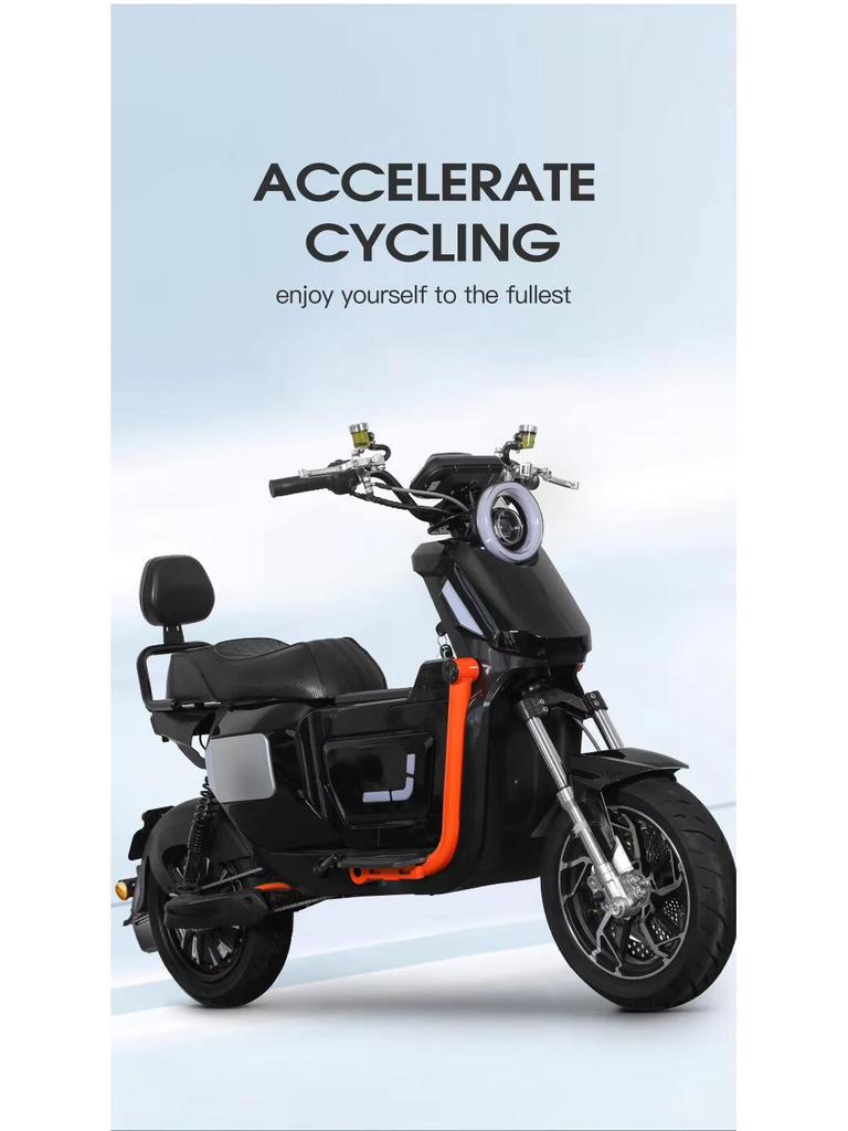 U2 Electric Commuter Motorcycle: Two-Wheeled Vehicle with Lithium Battery