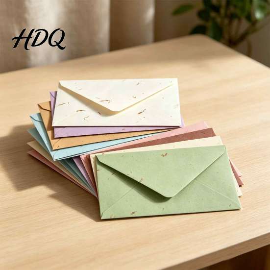 Textured Paper Envelopes for Craft Projects 10PCS Petal Art Envelopes Real Floral Texture Design Thick Western Style Elegant Holiday Wishes