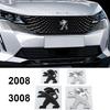 ABS Lion Shape Car Front Rear Logo Stickers Badge for 2008 3008 2021 2022 2023 Auto Hood Emblem Trunk Decals Accessories