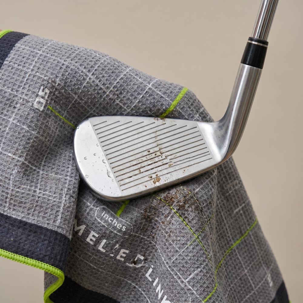 Foldable Putting Practice Mat Microfiber Golf Club Towel Golf Practice Aid Indoor Outdoor Practice
