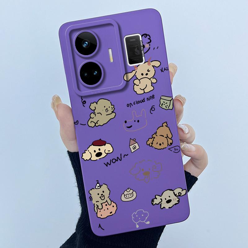 For Realme GT Neo 5 Case Funny Cartoon Cat Bumper Slim Soft TPU Shockproof Phone Case On For Realme GT Neo 5 Neo5 240W 5G Cover