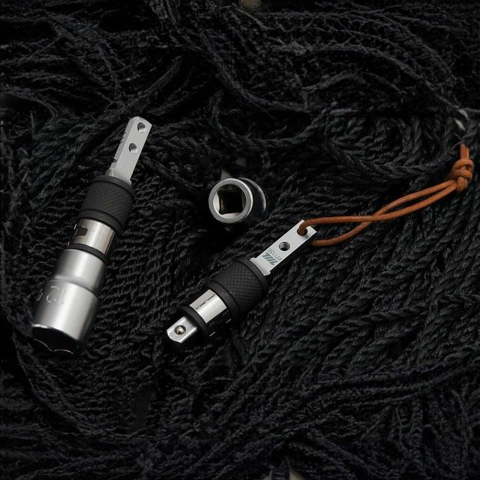 711L 1/4 Zoll Sechskant zu Antriebsstecknuss 2-in-1 Verlängerungs-Kombination 1 Sechskant-Ende & 1 Flaches Ende Multi-Werkzeug & 1/4 Zoll Adapter Kompatibel