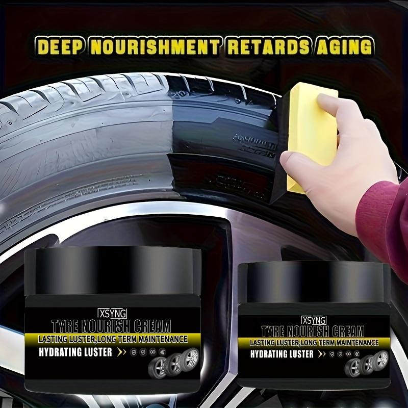 

Воск для шин автомобиля, подходит для всех цветов автомобилей, усилитель блеска, долговечное покрытие, предотвращает растрескивание и старение, восстановление пластиковых деталей, удаление царапин 30G