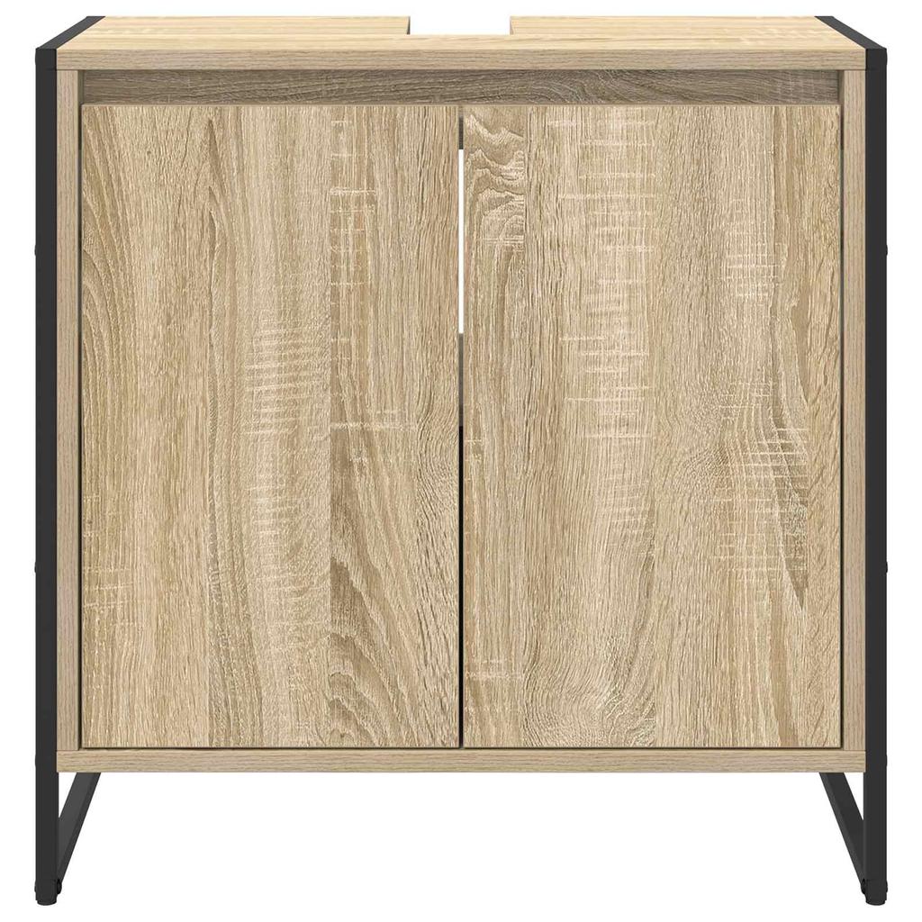 Bathroom Cabinet with Door Sonoma 60 X 30 X 60 Cm Engineered Wood