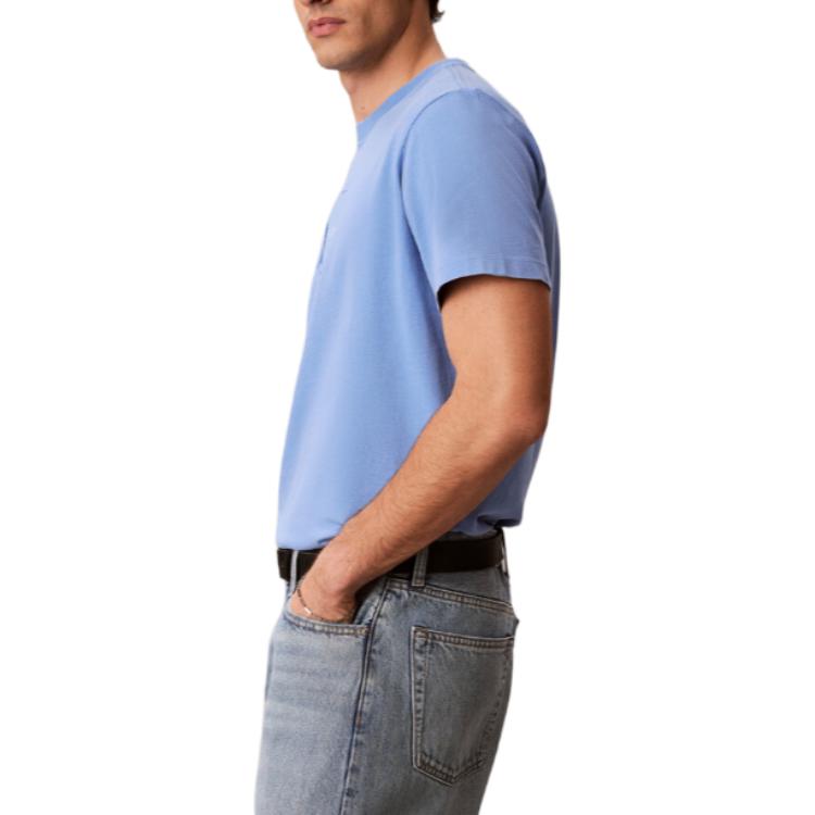 Calvin Klein Solid Logo Pattern Crew Neck Pullover Short Sleeve T-Shirt Men tops 4RG832G-CG1