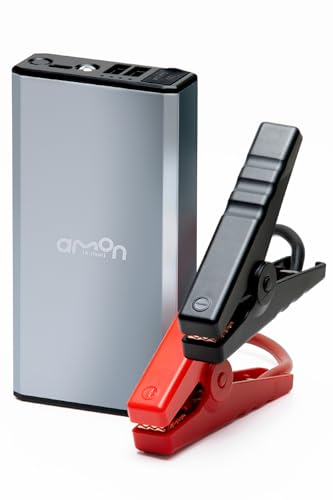 

[Amazon.co.jp exclusive] Amon jump starter, silver, 1 year domestic manufacturer warranty, for 12V vehicles only, for sudden battery drain while
