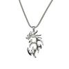 Luminous Flame Dragon Necklace – Trendy Men's Sweater Chain for Nightclubs