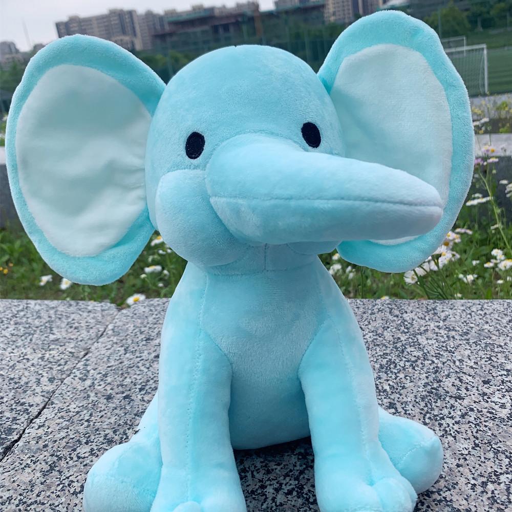 Elephant Plush Toys Kawaii Baby Toy Stuffed Animal Doll For Kids White Elephant Toys Cartoon For Girls Cute Toys For Wedding