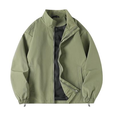Spring and Autumn Jacket Men's Youth Season Fashion Casual Comfortable Loose Men Stand Collar Coat Men's Jacket