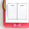 Washable Paste Free Luminous Light Switch Washable Paste Free Luminous Paste Socket Protective Cover Wall Decor Non-Stick Sticker