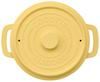 Skater Microwave Pot with Dishwasher Dull Made In Cocotte-Style Colander, Safe, 1600ml, 18cm, Yellow, Japan, MWCP2-A
