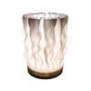 Yousheng 3D Printed Pleated Night Light Decorative Bedside Lamp with Unique Accordion Design USB Powered Table Lamp for Living Room Home Decor
