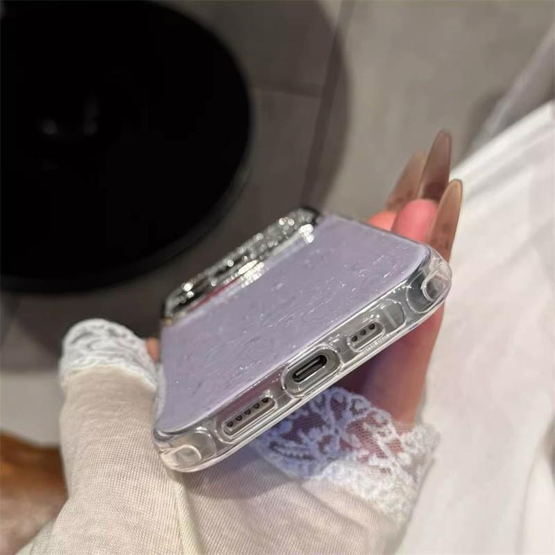 Glitter Resin Shell Case IPhone 17 Pro 16 15 With Seashell Stylish Protective Cover Women