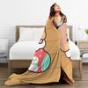 Warm BlanketChild Camping Bubu Dudu Christmas Throw Blanket  Flannel Bedspread For Couch Bed Fashion Sofa Bed Cover