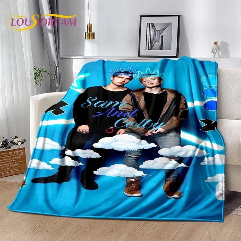 HD Sam and Colby XPLR Boys Soft Flannel Blanket for Bed Bedroom Sofa Picnic,Throw Blanket for Cover Outdoors Leisure Gift Cover