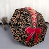 1pc Lace Corset Automatic Folding Umbrella, 8-Rib Iron Frame, Casual Outdoor Accessory for Birthday Festival Gifts Yy251128173