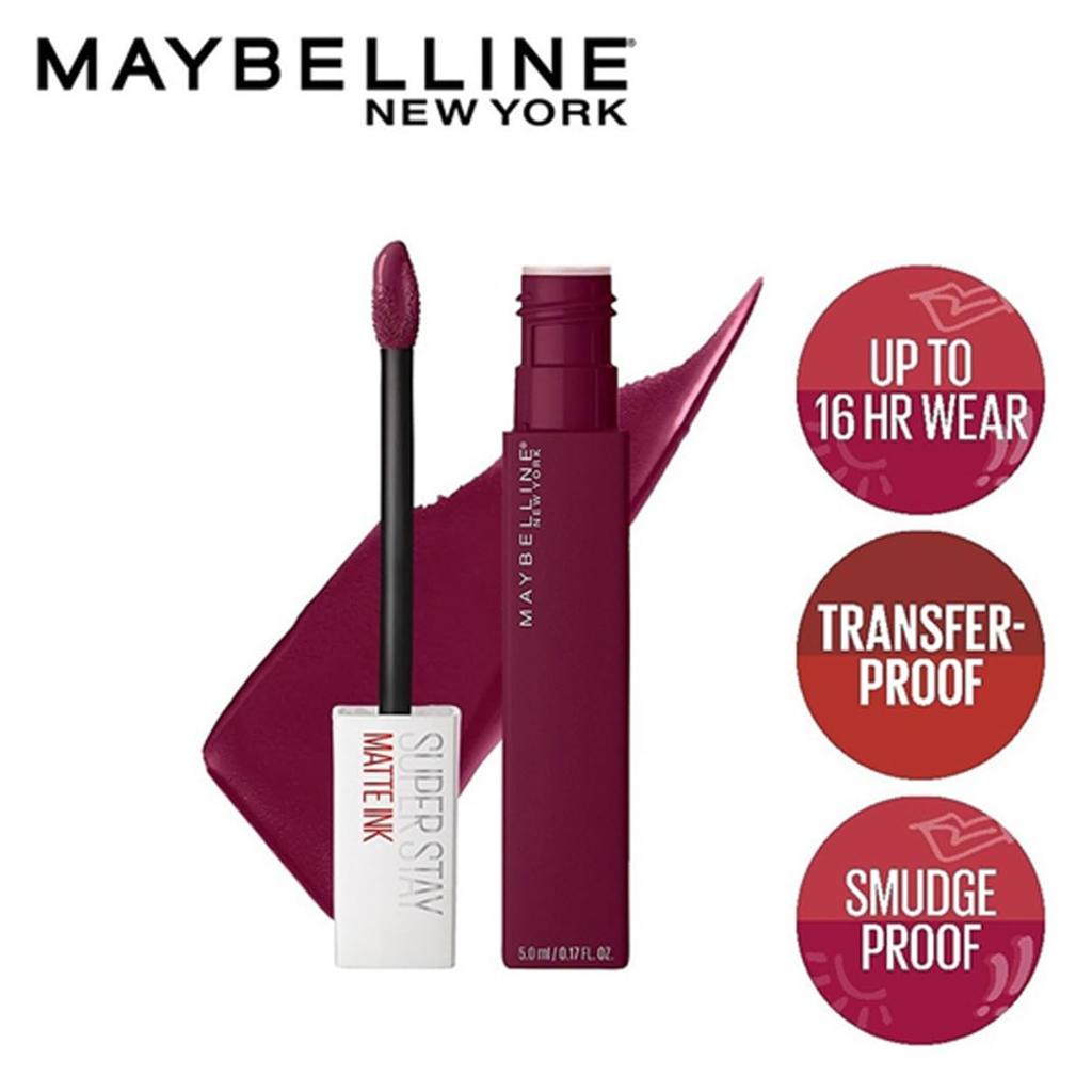 Maybelline New York Superstay Matte Ink Liquid Lipstick 230 Transformer 5ml Long Lasting 16 Hour Wear Non Transfer Bold Matte Makeup
